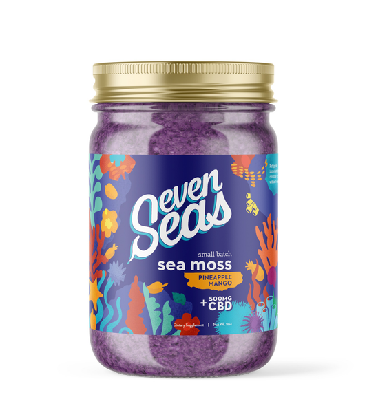 Sea Moss Gel - Pineapple + CBD